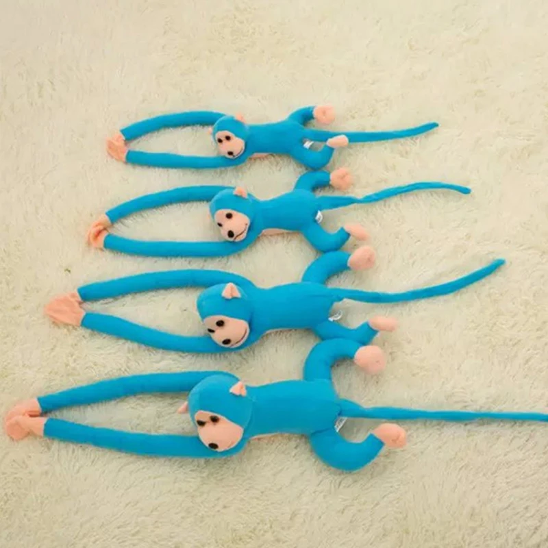 긴 팔 꼬리 원숭이가 박제 봉제 커튼, 수면 진정 동물 장난감, 자동차 장식, 가정 장식품, 60cm