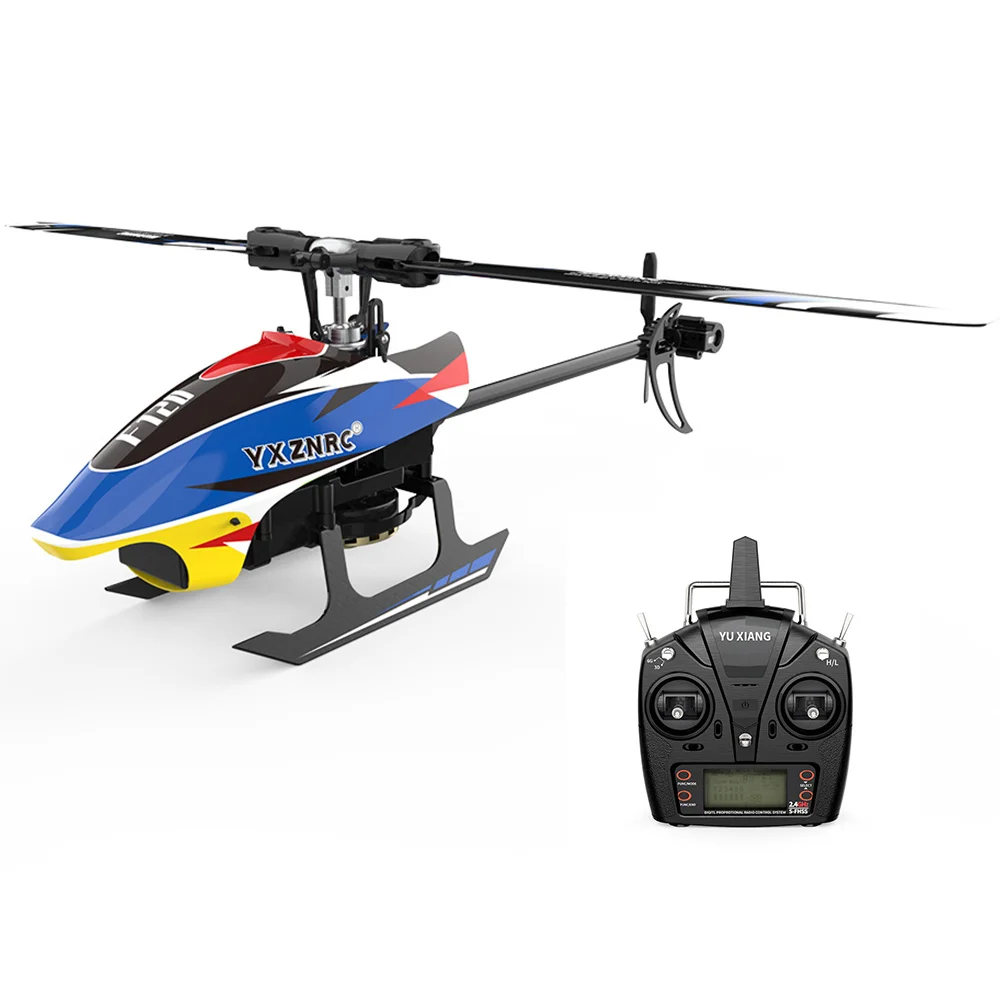 Yuxiang F120 6Ch 3 D6G Brushless Direct Drive Flybarless Rc Elicottero Rtf 2.4G Compatibile Con Futaba S-Fhss