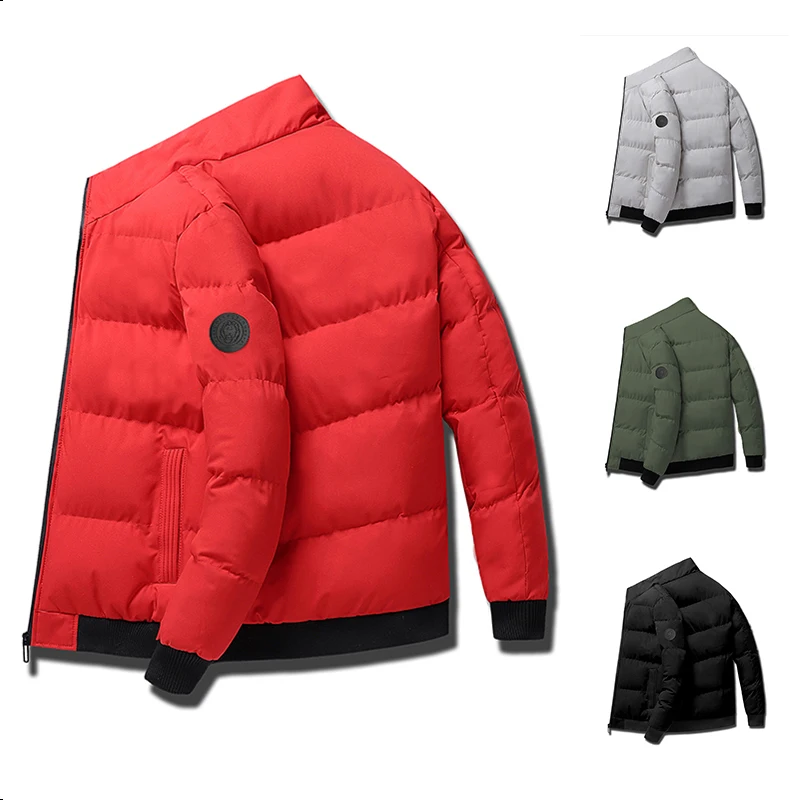 Winter Cotton Coat Men Casual Short Sleeve cotton jacket,parkas coat,parka coat,men bomber jacket