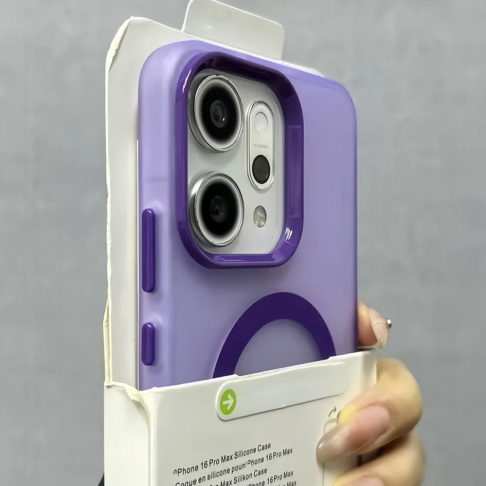 Matte Candy Magnetic Phone Case with Magsafe Wireless Charging and Shockproof Protection