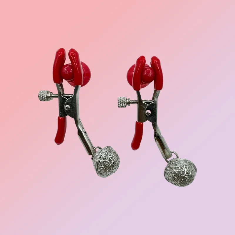 Metal Hollowing Nipple Clamps Slave Bdsm Bondage Clitoris Clip Massage Breast Stimulator Sex Products For Couples Lover Games