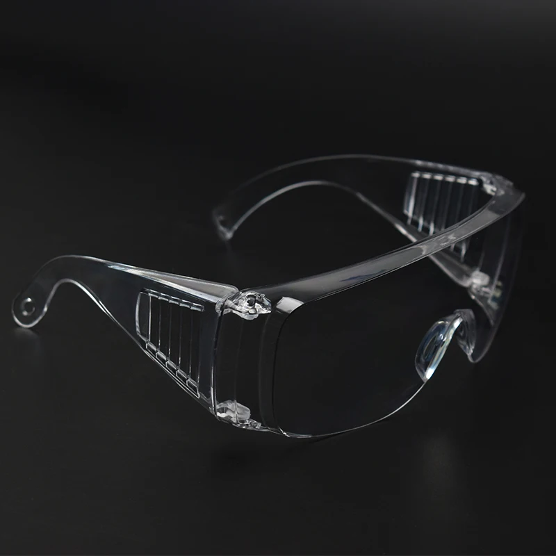 Safety Protection Louver Goggles Transparent Wind and Sand Proof Impact Labor Protection Glasses PC Material Transparent protective goggles protective glasses