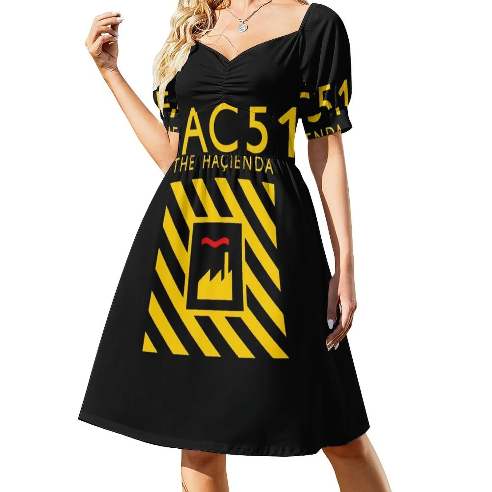 

BEST SELLER - FAC51 The Hacienda Merchandise Essential T-Shirt Sleeveless Dress Female clothing elegant women's sets