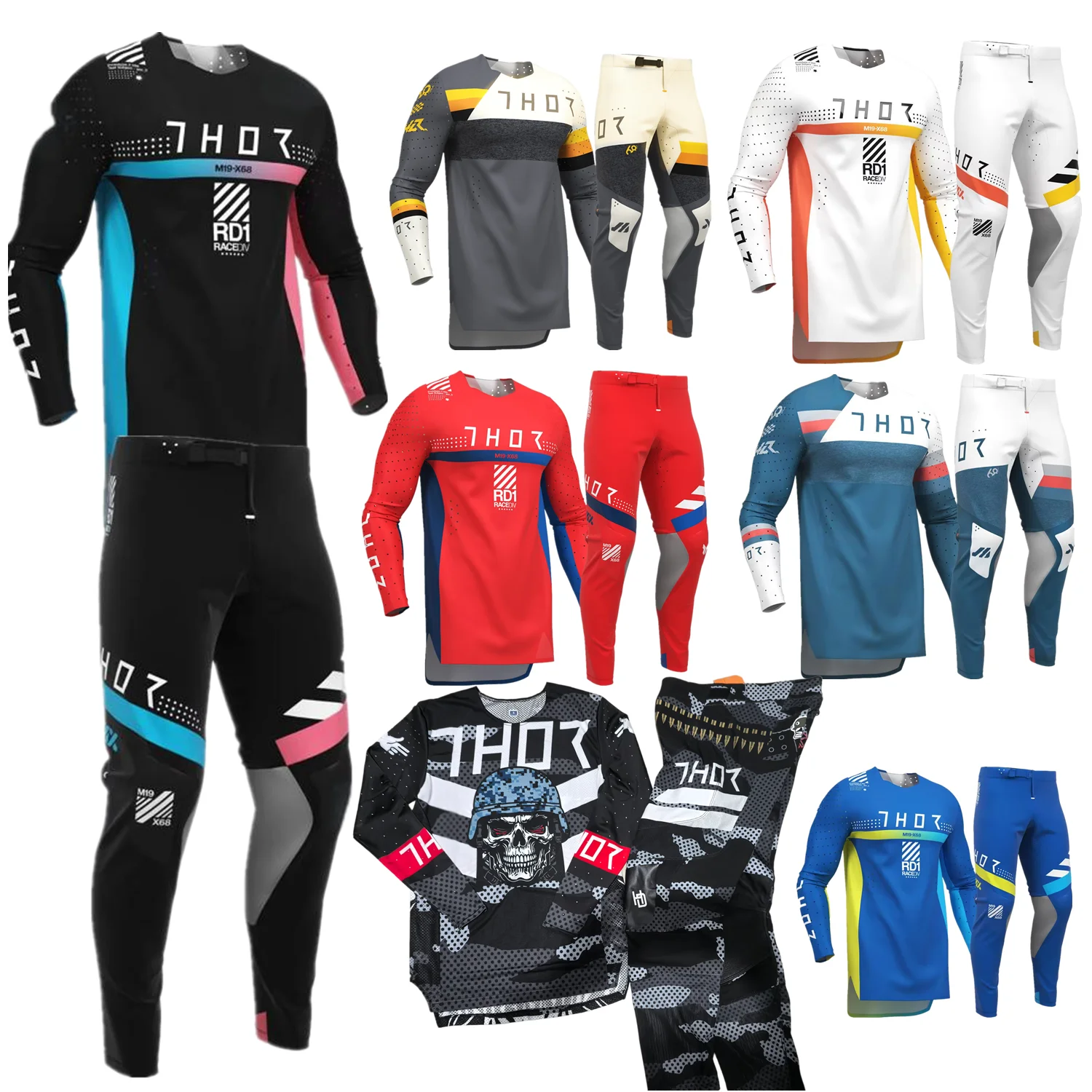 180 MX Motocross Jersey and Pants Race Combo Enduro DH Dirt Bike Gear Set Off-road MTB ATV Moto Suit
