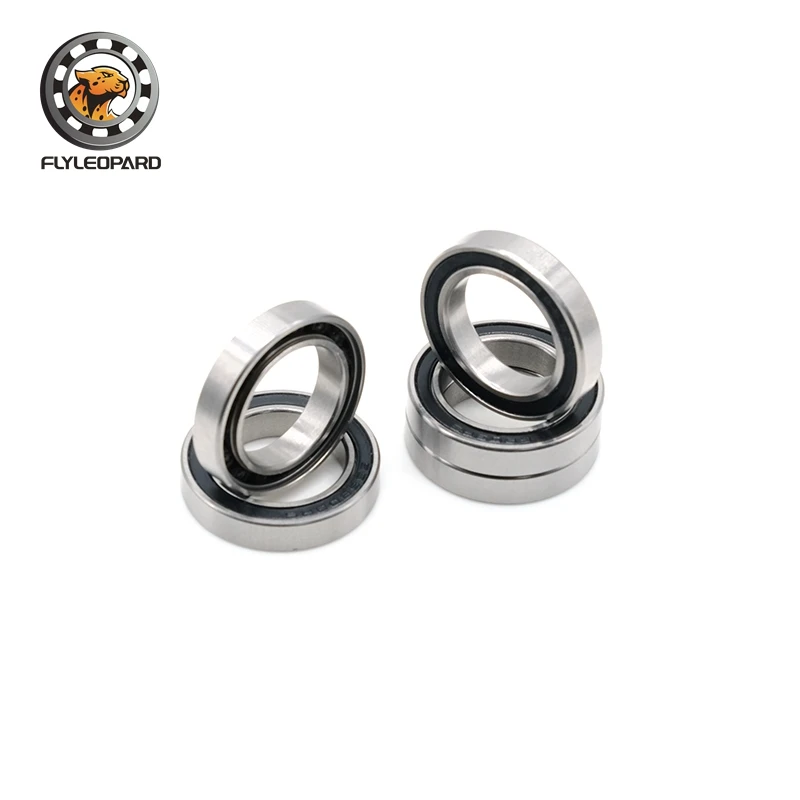 1PC S6803-2RS 17x26x5mm 스테인레스 스틸 하이브리드 SI3N4 세라믹 볼 베어링 17*26*5mm 자전거 허브 휠 샤프트 S6803RS