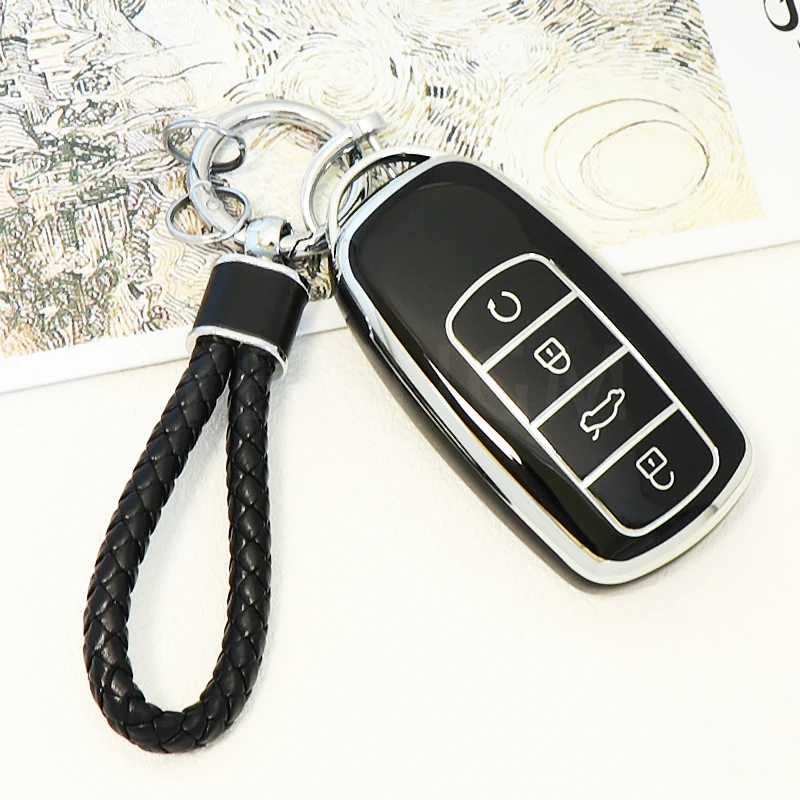 Soft TPU Keychain Holder & Key Cover Case