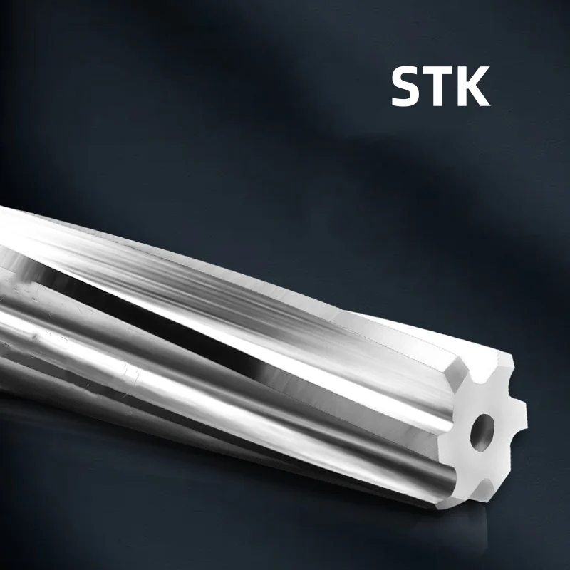 1pcs Japan STK HSS  Metric Hand Screw Reamer Square Head Reamer H7 3mm 4 5 6 7 8 9 10 12 13 14 15 16 17 18 19 20 mm RM120 3