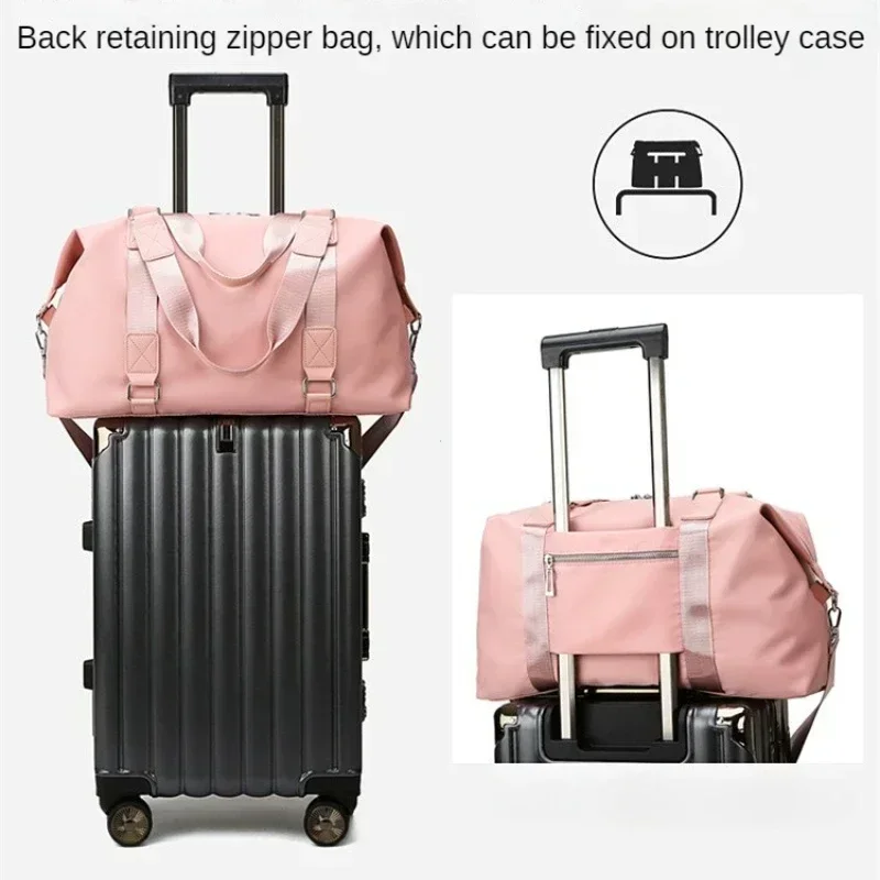 Yoga Fitness Bags Portable Sports Travel Gym Bag Women's Wet and Dry Separation Waterproof Large Capacity Luggage Handbags 5