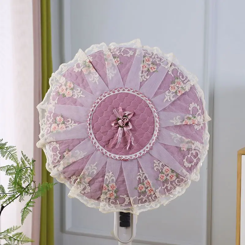 Floor Standing Fan Dust Cover Universal Small Fan Home All Inclusive European Style Desktop Mesh Cover Vertical ZE851