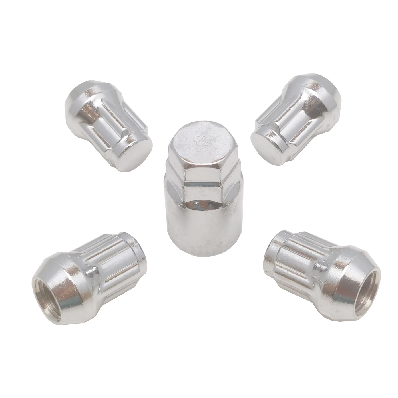 M12*1.5 Lock Wheel Tip Anti-theft Nut + Wrench 1 SET For FORD B-MAX GRAND C-MAX ECOSPORT FIESTA FOCUS KUGA MONDEO RANGER