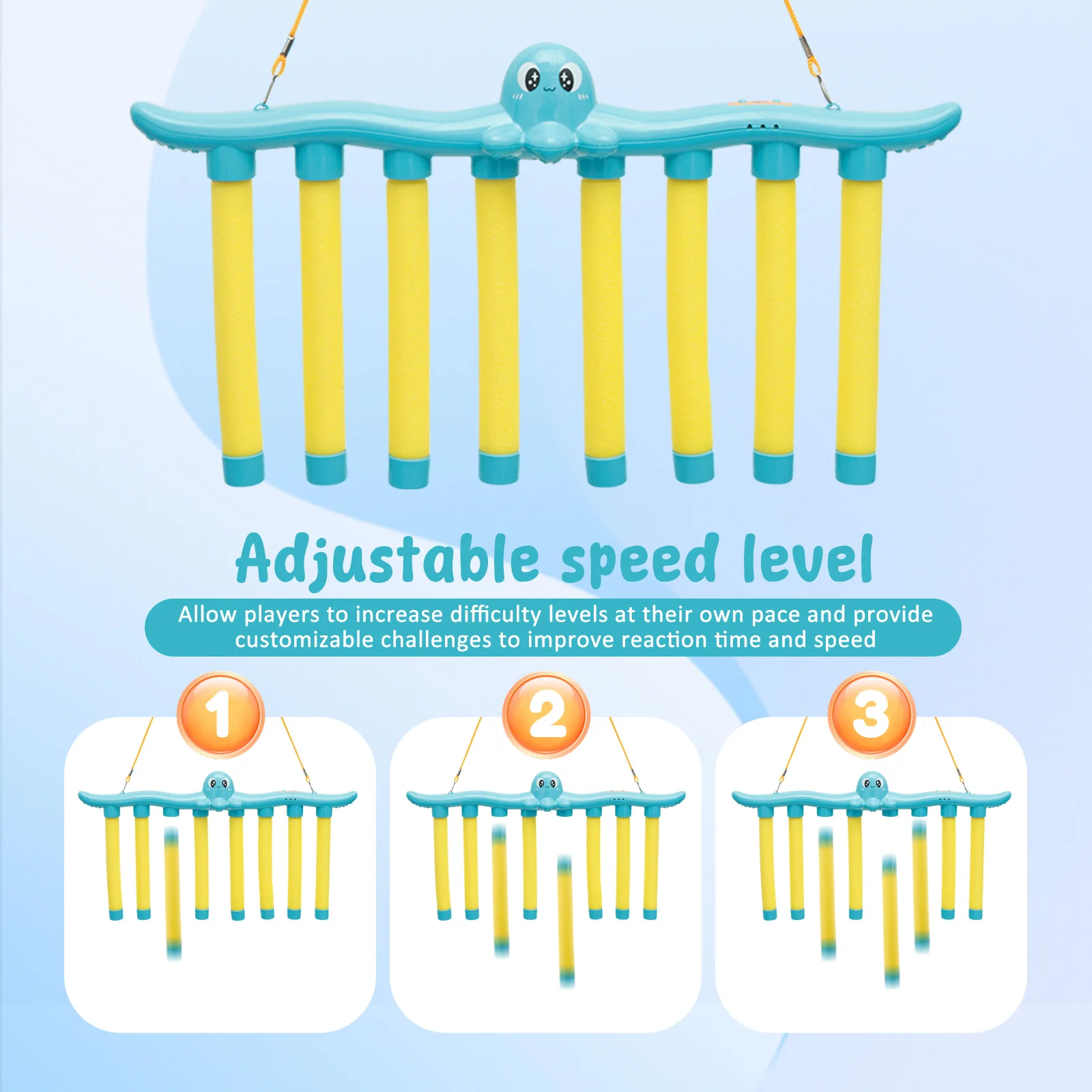 Hand Eye Coordination Falling Sticks Game Catching Sticks Game Fun Drop Stick Game Adjustable Speeds Hand Speed Challenge Game