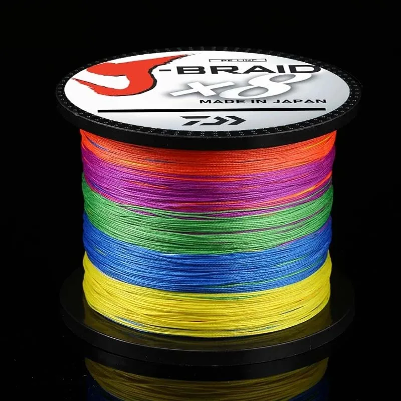 4/8 Strands J Braid Japan Fishing Line 300m 500m PE Braided DAIWA Multifilament Floating Tackle Accessories | Спорт и развлечения