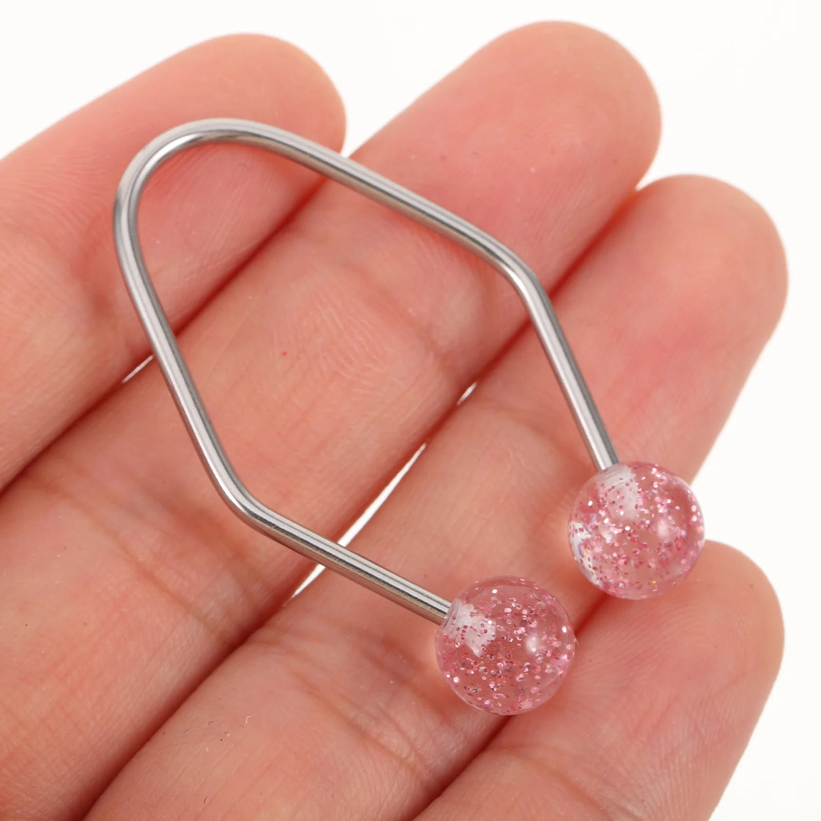 2 Pcs Dimple Maker Facial Tool Cheeks Trainer Metal Dimples Maker Stainless Steel Balls Clip Massager Skin Care Tool