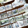 JIANWU 60mm*200cm Four Seasons with You Series Vintage Building Landscaping PET Tape Creative DIY Journal Collage Stationery 1