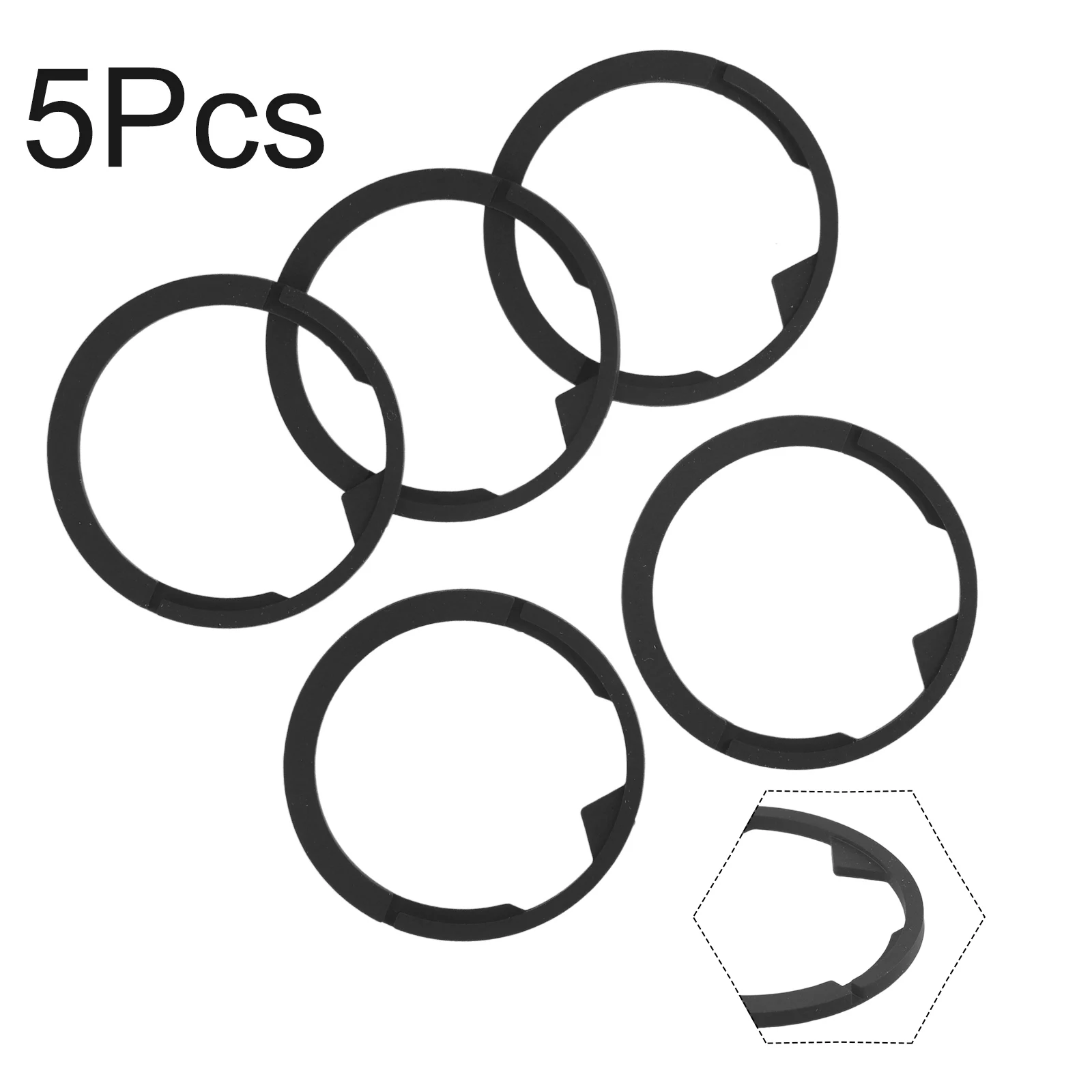 

5 Pack Upper Burr Rubber Seal Espresso Pot Coffee Maker Sealing Dose HopperSilicone Brew Head Gasket Seal Rings Compatible