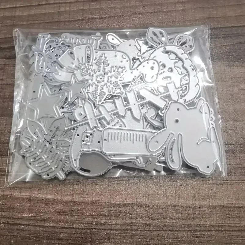 Metal Cutting Dies Small Animals Leaves Letters Flower for Scrapbook Stencils Mystery Box Randomly Selected Lucky Bags