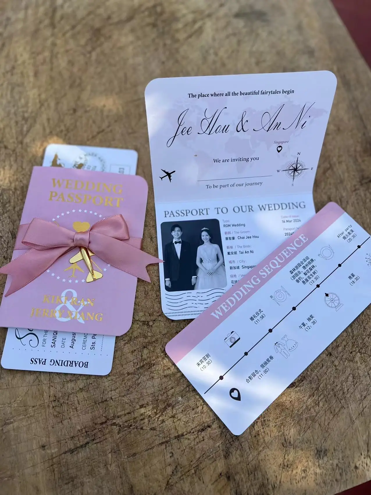 30/50 pezzi Invito unico per feste di battesimo, modello per passaporto  d'imbarco, biglietti per invito a matrimonio a tema in viaggio - AliExpress, image size:1276x1702