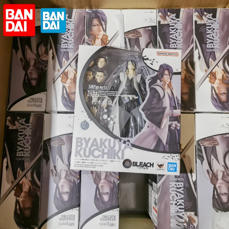 Originale Bandai Bleach S.H. Figuards Shf Kuchiki Hisana Action Figure Anime Bleach: Collezione Di Modelli In Pvc Di Sangue Di Mille Anni