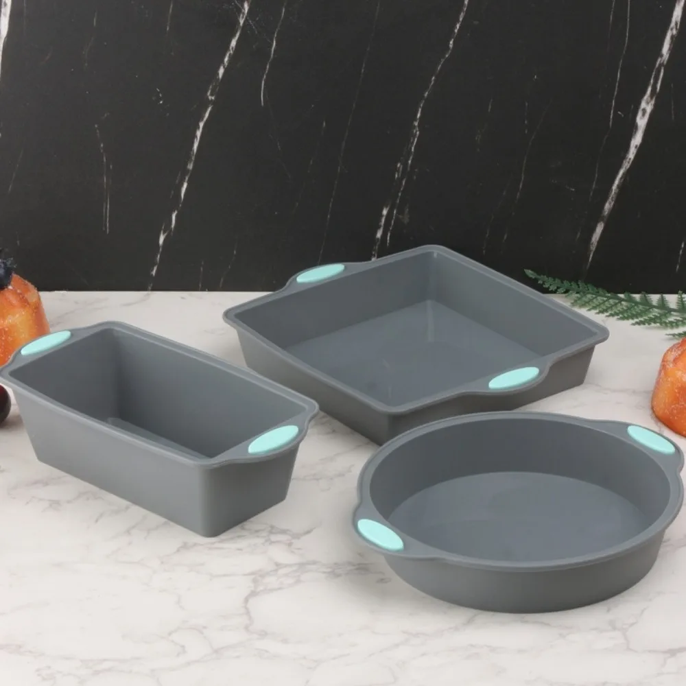 3D Spiral Silicone Baking Mold - Heat Resistant Non-Stick Bakeware for Cakes, Bread, and Muffins