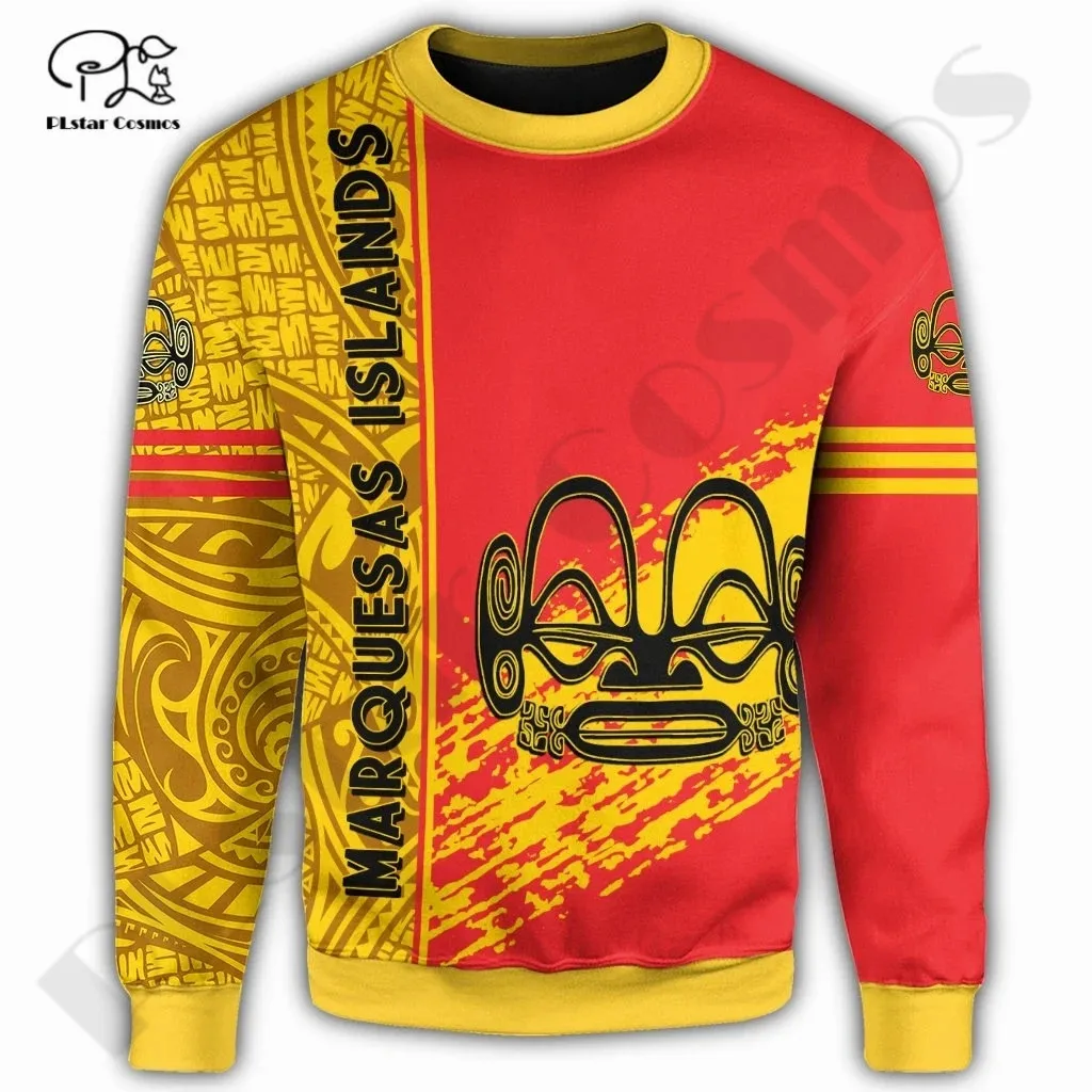PLstar Cosmos 3DPrint Newest MARQUESAS ISLANDS Polynesia Tribal Harajuku Streetwear Casual Unique Unisex Hoodie/Sweatshirt/Zip-4