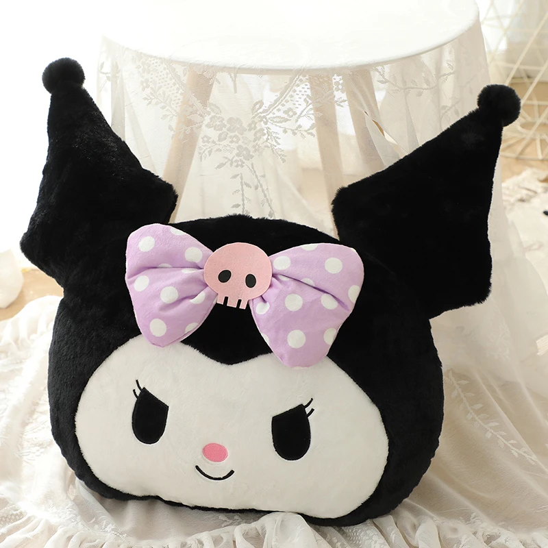 53*40cm Kawaii Sanrio Plush Pillow Kuromi Cinnamoroll Cartoon Anime Doll Toys Soft Stuffed Plush Pillow Birthday Gift for Kids