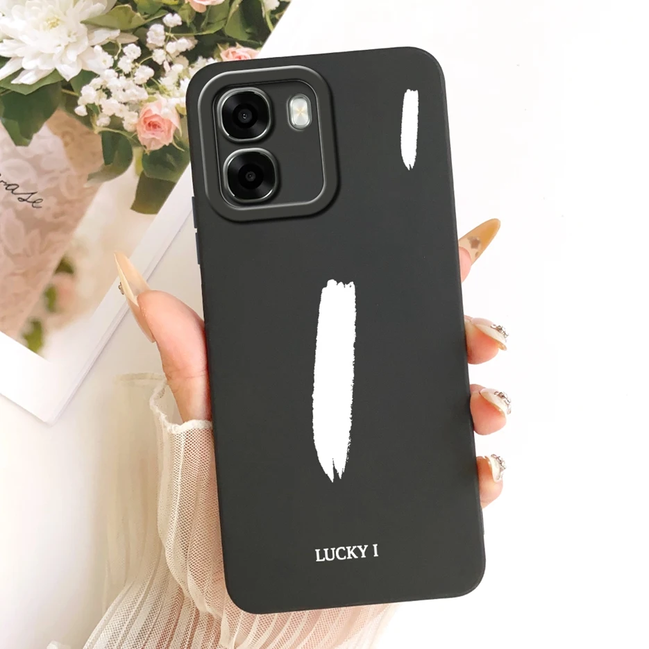 Cute Lucky Letters Soft TPU Phone Case Back Cover s