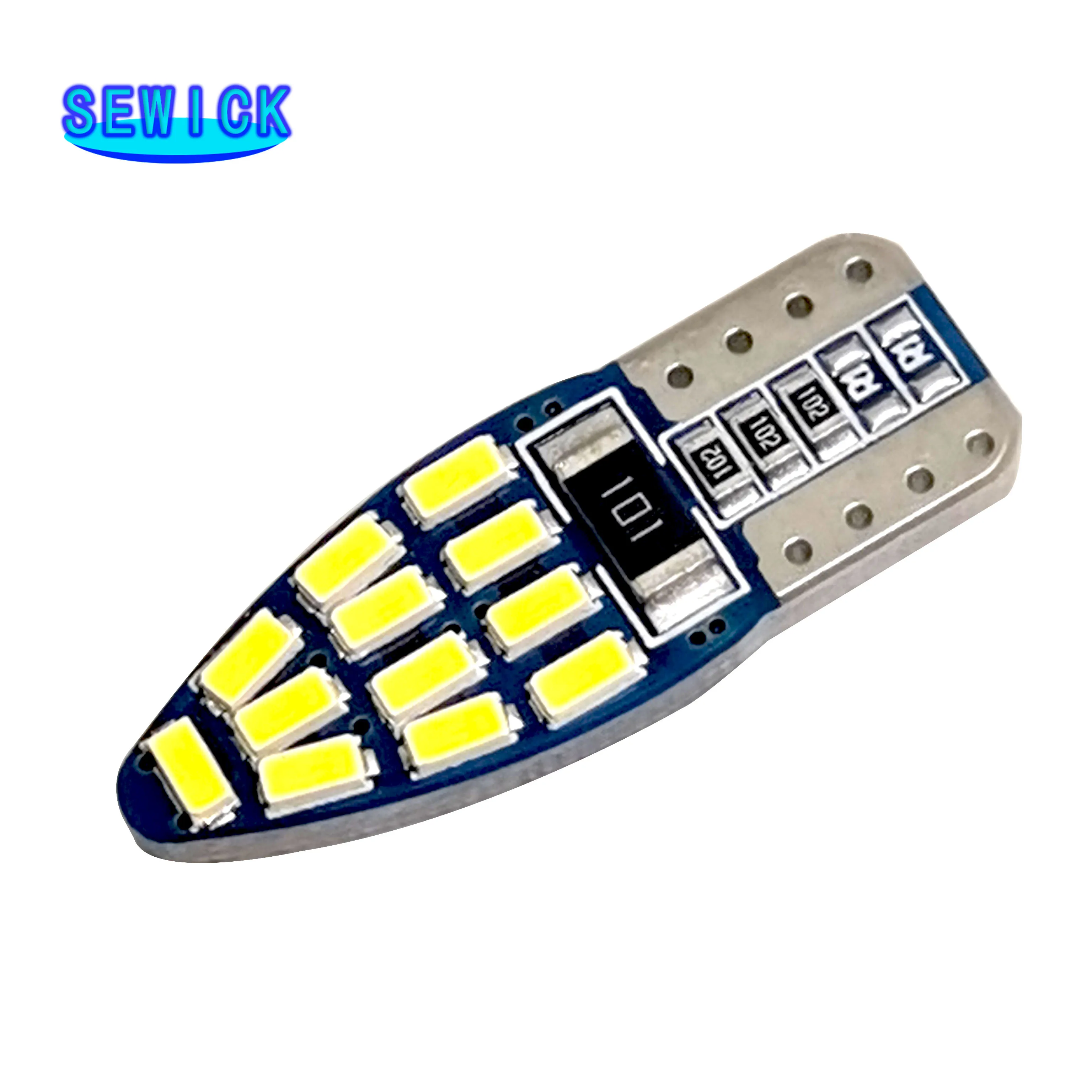 

300Pcs New C5W LED T10 1014 24SMD Replacement Car Interior Reading Plate License Clearance Lights 12V White