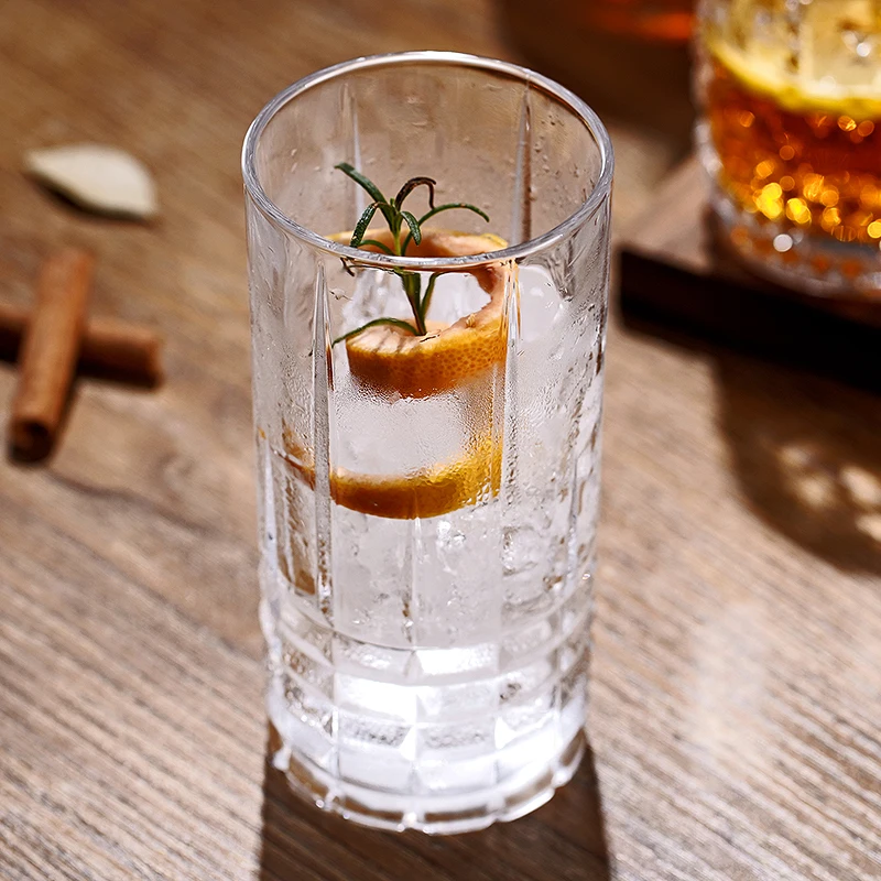 11oz 14oz Wine Glasses Luxury Modern Whiskey Cup Juice Milk Cocktail Drinking Glasses Drinkware Household Party Transparent Cups