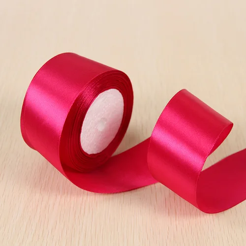 Elegant Satin Ribbons in Variety of Colors for Wedding and Party Decorations