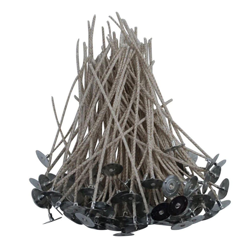 

Wicks With Sustainer Cotton Core Waxed Candle Wicks For Candle Making Large Base 15cm Special Candle Wick For Soybean Wax