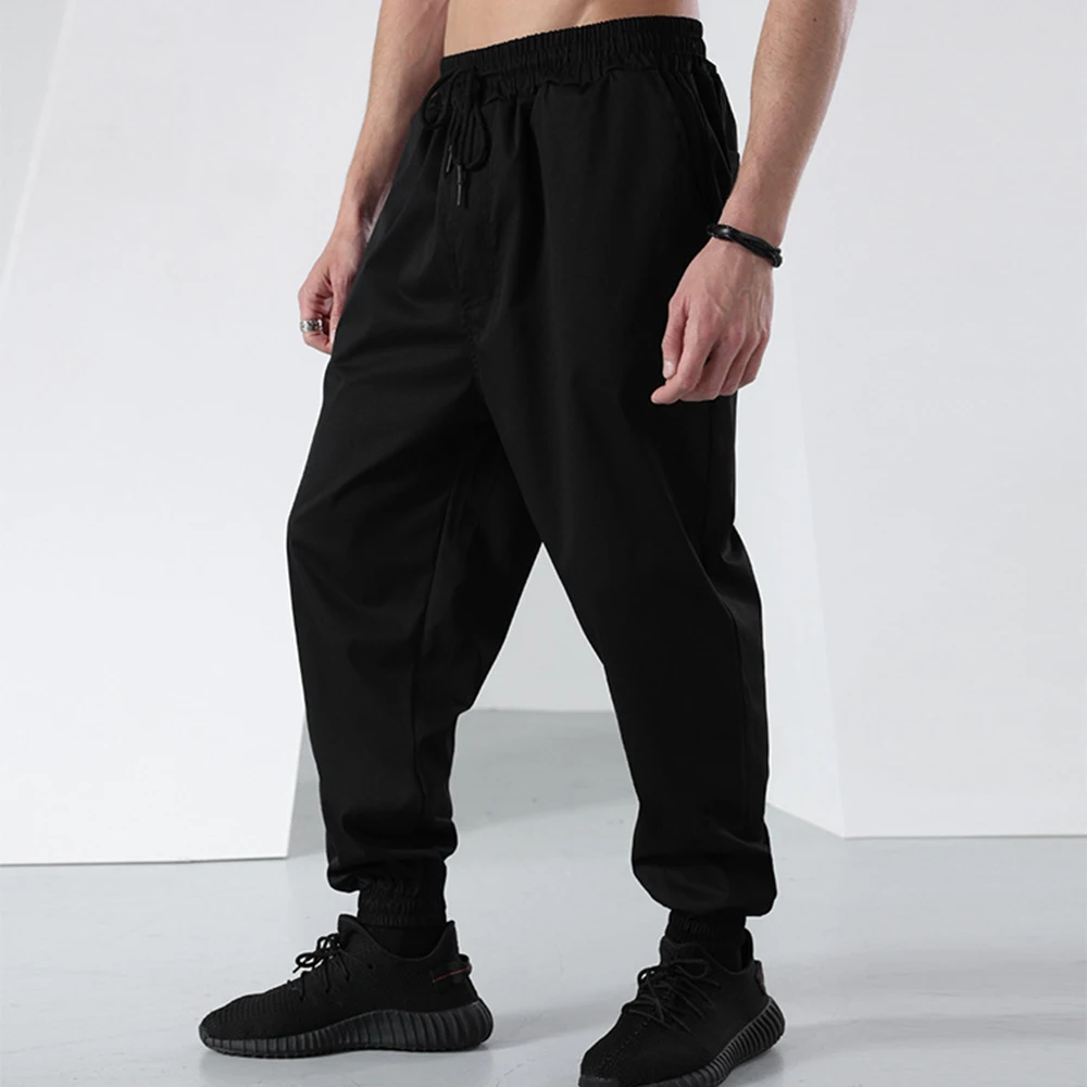 Sports Trousers Men's Invisible Open Crotch Outdoor Sex Four Seasons Loose Fitness Trousers Casual Erotic Pants Running