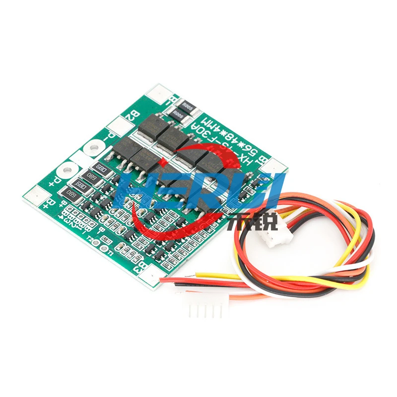 

4 series 14.8V lithium battery protection boards With balanced four strings 12.8v 30A iron phosphate