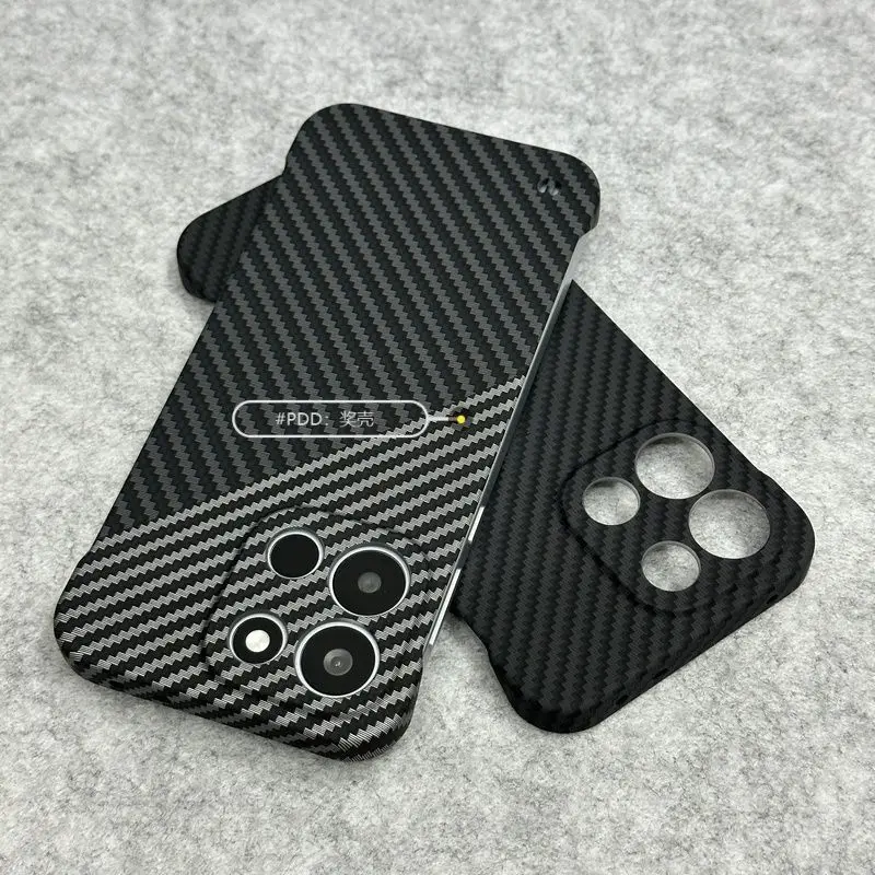 Matte Carbon Fiber Pattern PC Lightweight Dustproof Bumper Case