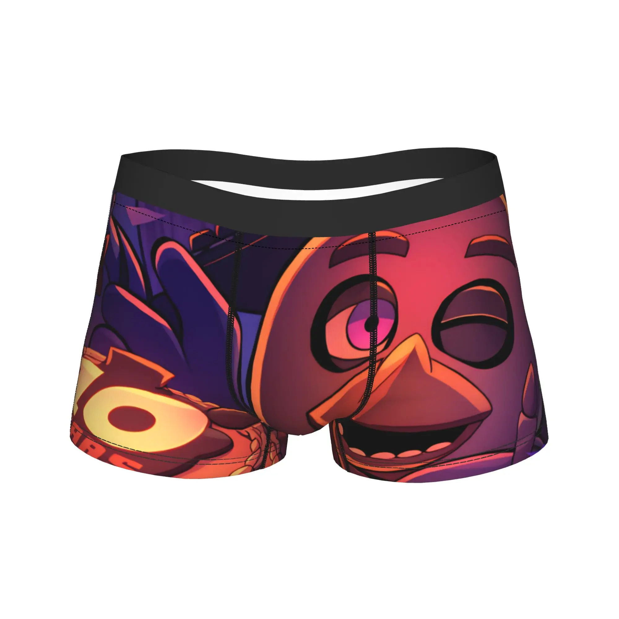 FNAF At Freddys Boxer Shorts Pouch Underwear Hot Sale Design Boxer Brief Comfortable Men's Panties Plus Size