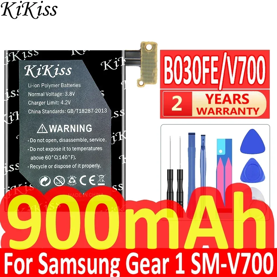 Kikiss Per Samsung Batteria Gear 1 Sm-V700 Per Samsung Galaxy Gear1 V700 Smv700 Batteria Di Ricambio B030Fe B030Fe 900Mah