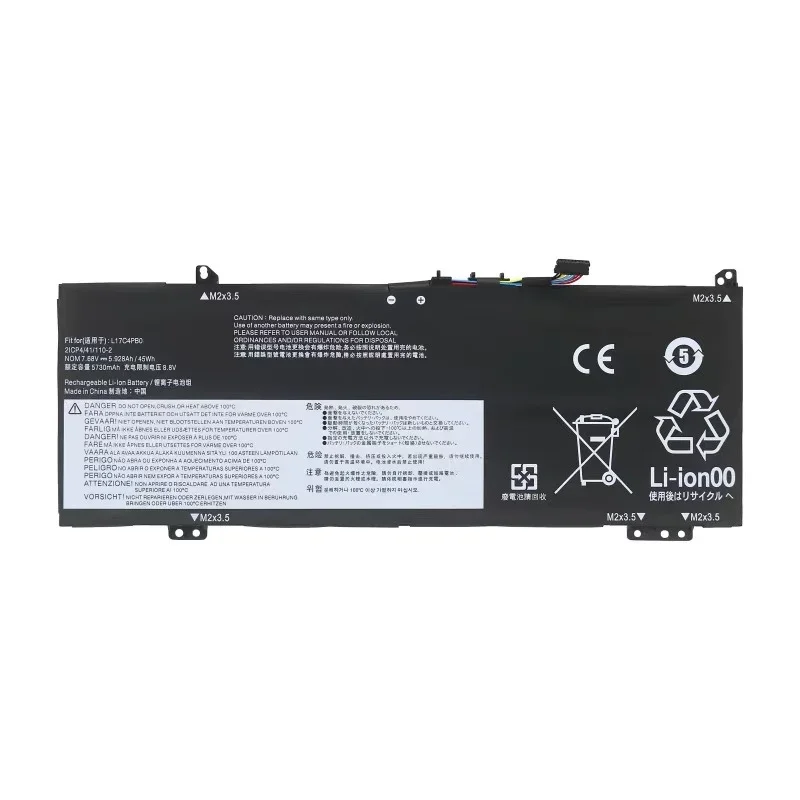 Bateria do Portátil para Lenovo Ideapad 530s14ikb 530s-15ikb 530s-15 L17m4pb0 Xiaoxin Air 14arr 14ikbr 15arr 15ikbr L17c4pb2 L17c4pb0 - Imagem 2