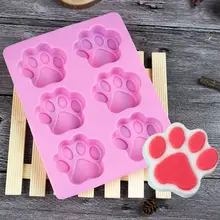 

3D Dog Footprint Molds DIY Silicone Chocolate Mold Fondant Molds Silicone Bakeware Cake Decorating Tools Kitchen Accessories