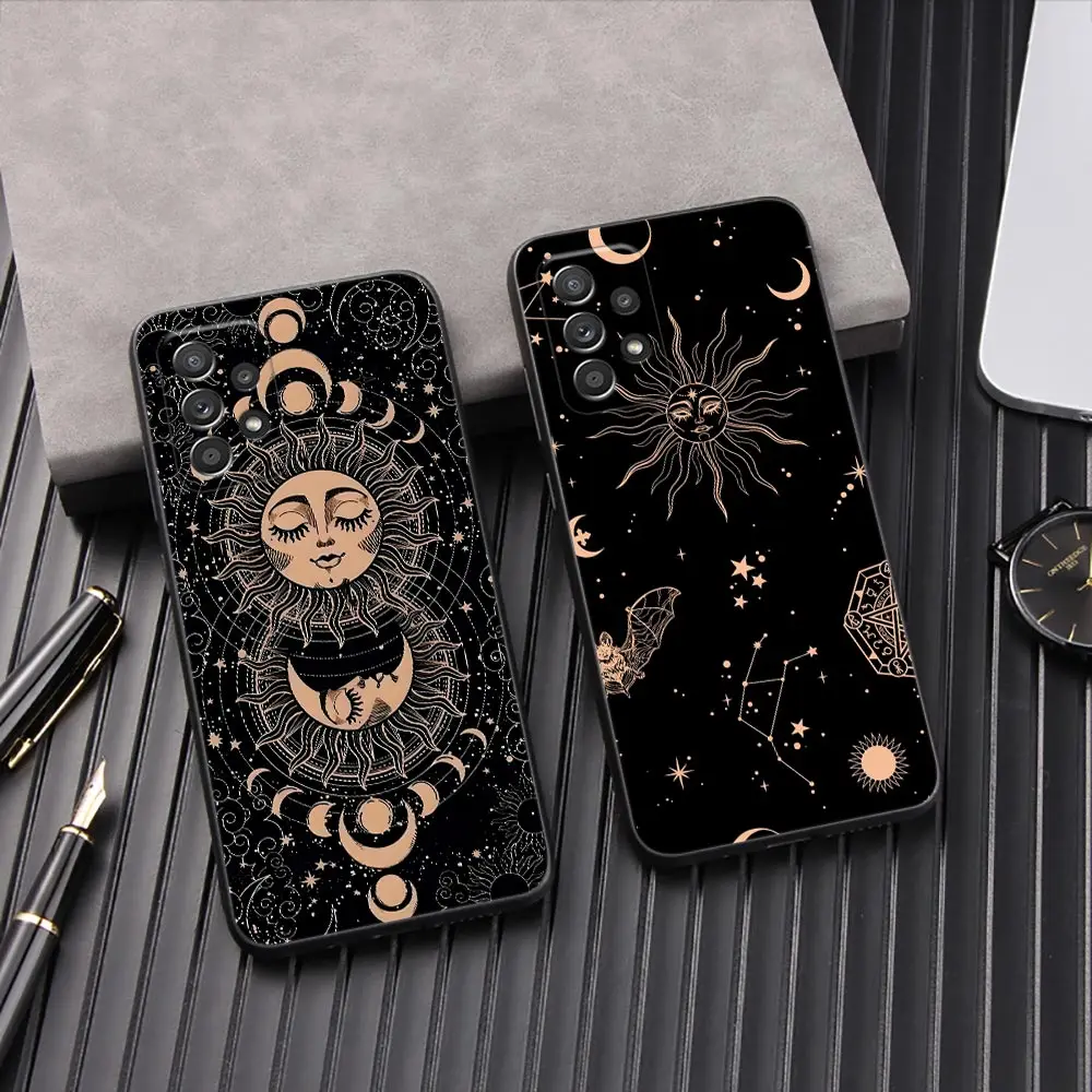 Sun Moon Tarot Card Astrology Phone Case Cover