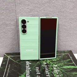 Skin Feel Phantom Shield 2 - Piece Shockproof Protective Case for Galaxy Z Fold 8 Ultra (Mint Green)