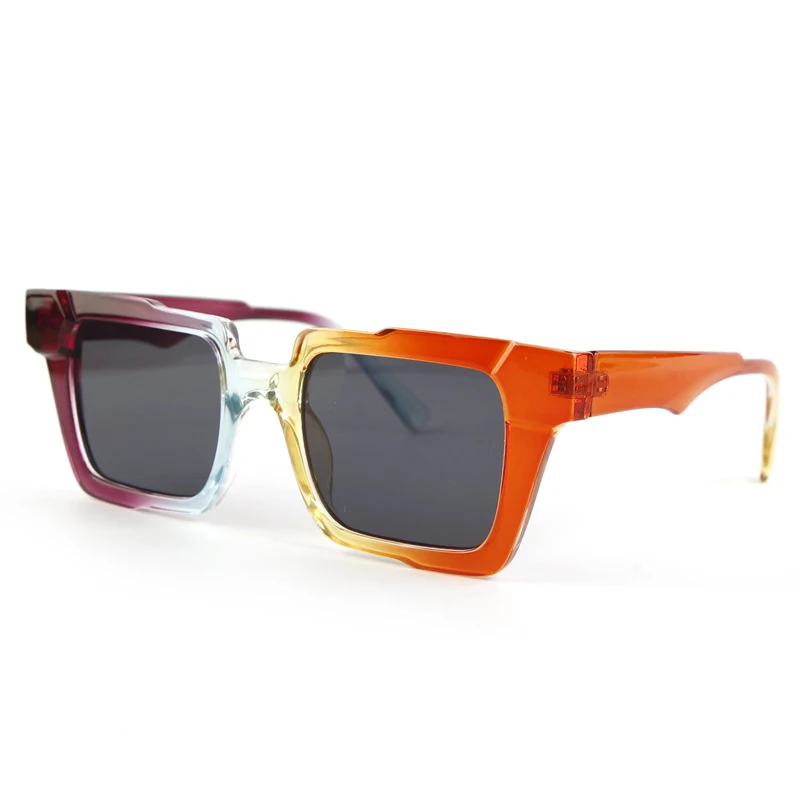 Square blackout glasses, anti blue light, men's and women's flat sunshade, fashionable and luxurious DSQ BRAND design new model