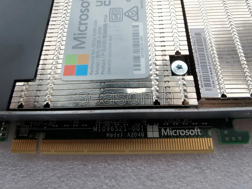 마이크로소프트 A-2040 M1132139-001 FPGA 어댑터, 2x100G, QSFP28
