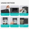 Toy Saving Bank. Electronic, Password-Protected. Auto-scroll For Paper Money. Ldeal Gift For Kids 3+ (Black). 3