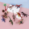 21 Styles 15cm Small Dinosaur Model Toy Jurassic Tyrannosaurus Triceratops Ankylosaur Stegosaurus Gift EducationToys for Kids 4