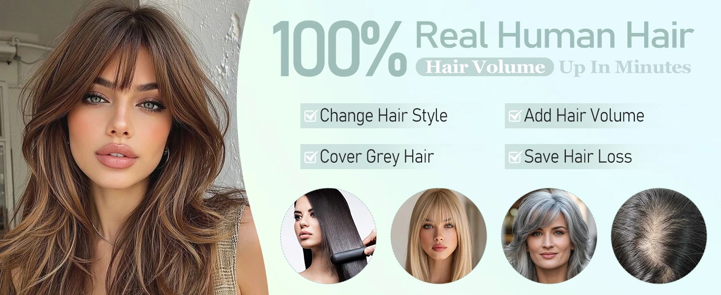 3D Human Hair Topper