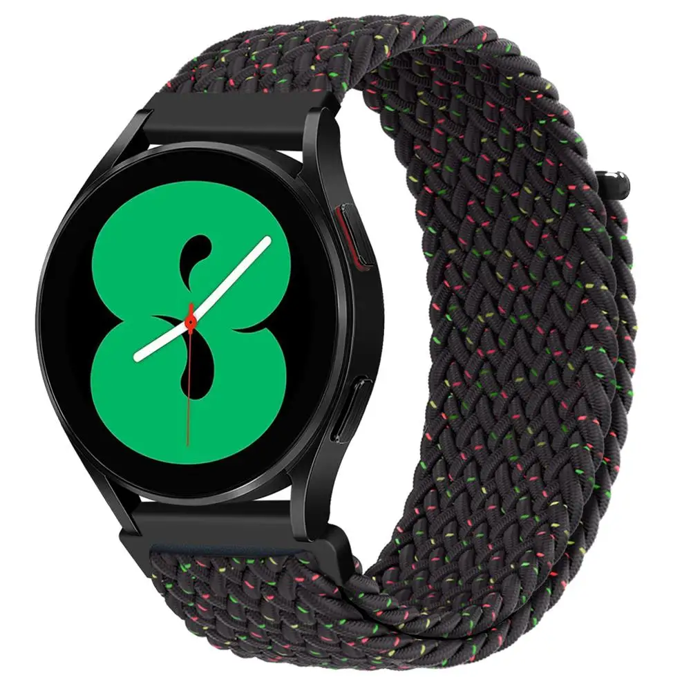 Braided Solo Loop Elastic Smartwatch Bracelet Band