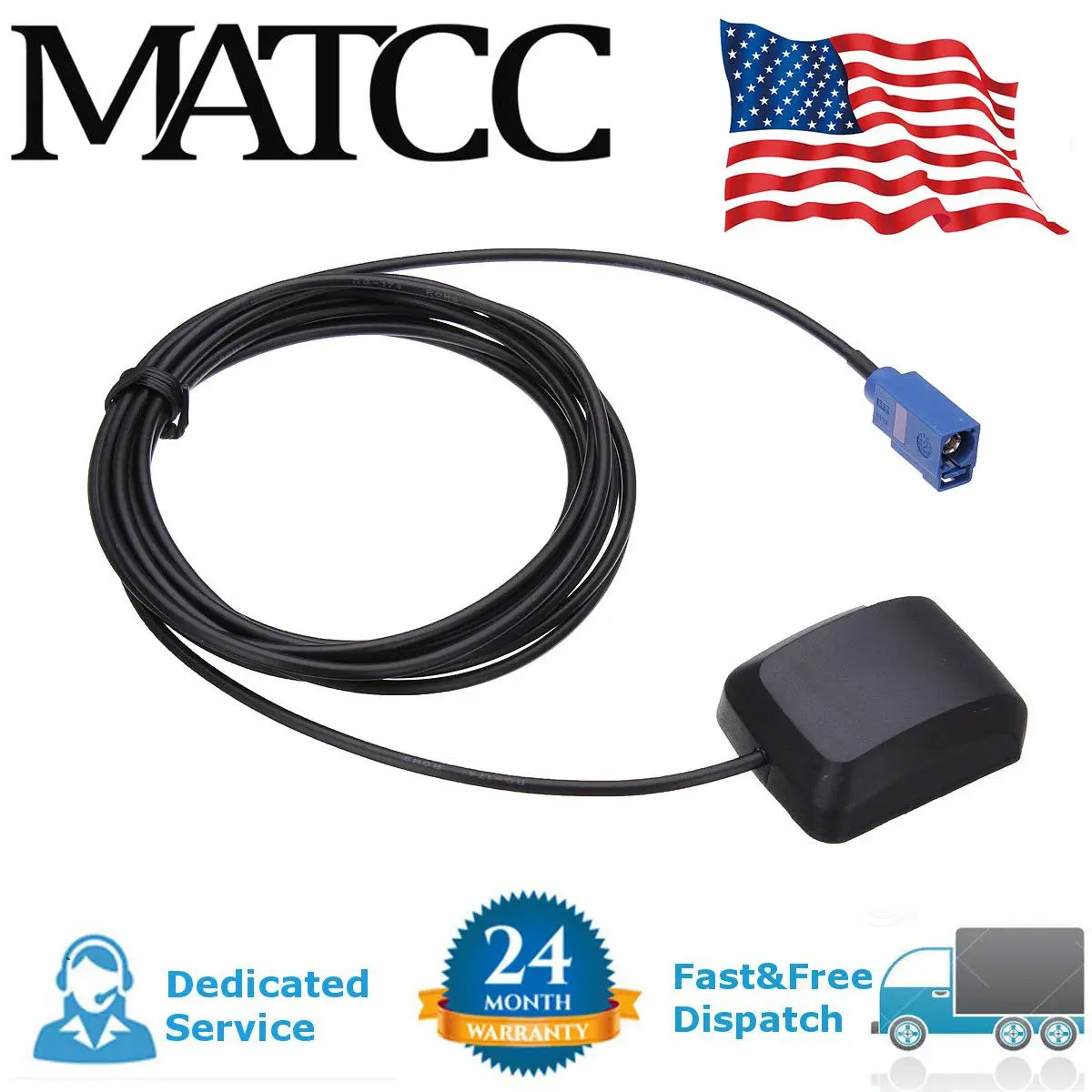 3M GPS Antenna for Skoda Columbus VW RNS510 VW MFD2 Golf 5 Golf Plus