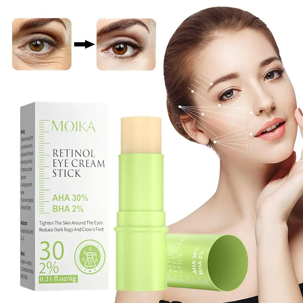 

Retinol Eye Cream Stick Anti-aging Anti Wrinkle Firming Moisturizing Instant Anti Dark Circles Puffiness Lightening Eyes Stick