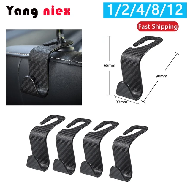 1/2/4Pcs Auto Clips Vorne Sitz Kopfstütze Organizer Halter Auto