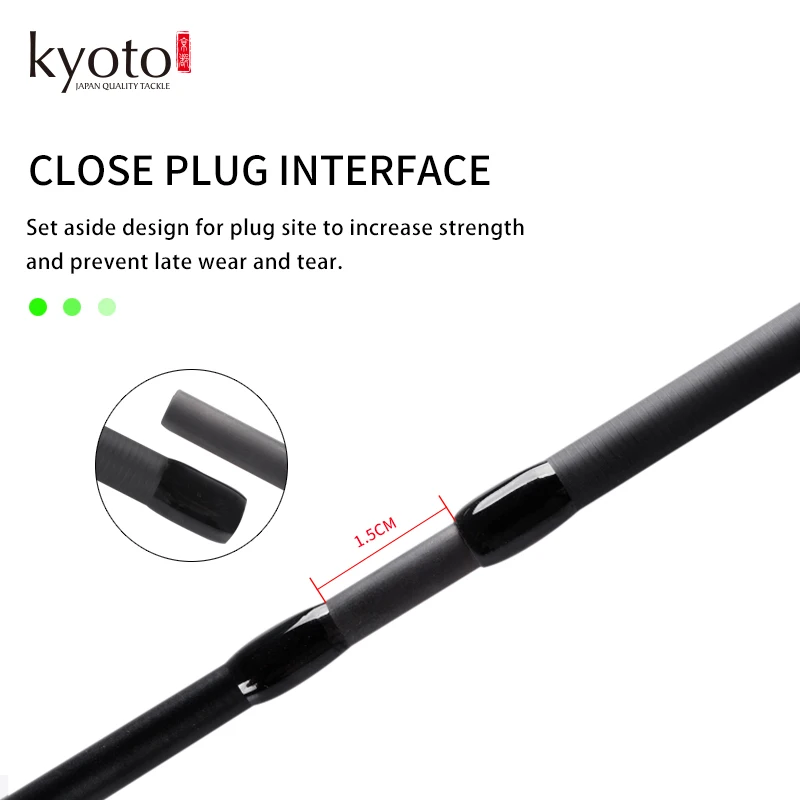 KYOTO ABSOLUTE Price Fishing Rod Carbon Fiber FUJI Rings lure rod fishing 2.13m M Power