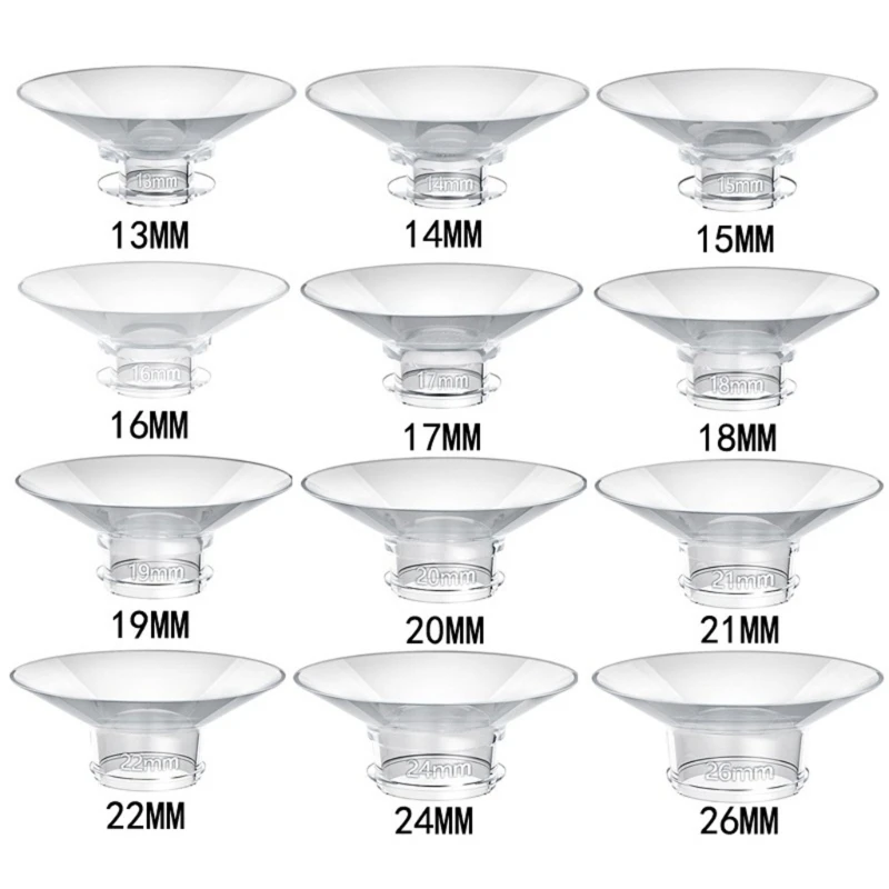 Mother Friendly Breast Converter Silicone Adapter Breast Pumps Flanges QX2D